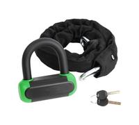 U Shackle Chain Security Set Compact Alloy Cover Two Keys, C | Travel Parking, and Daily Use