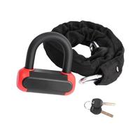 U Shackle Chain Security Set Compact Alloy Cover Two Keys, D | Travel Parking, and Daily Use