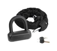 U Shackle Chain Security Set Compact Alloy Cover Two Keys, E | Travel Parking, and Daily Use