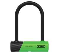 ABUS U-Lock 410K Ultra for Bicycle and e-Scooter - Handy and Robust Bicycle Lock with Practical Holder for Transport on The Bicycle - Bicycle Accessories - Variant 150HB140, Green
