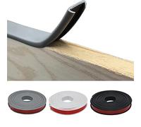 U Shape 18mm PVC Trim Furniture Edge Banding Self Adhesive Soft TPE Edging Tape for Table Cabinet Chairs, Shelves Furniture Restoration (18mm, 5m Grey)