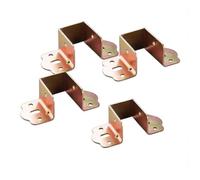 U-Shape Bed Slat Holders 40mm for Wooden Frames(gold 32mm) | Zinc plated finish, for durable construction, 35mm dimension, for ideal for humid rooms, long lifespan
