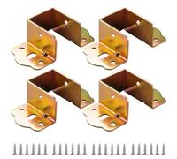 U-Shape Bed Slat Holders 40mm for Wooden Frames(gold 35mm) | Zinc plated finish, for durable construction, 35mm dimension, for ideal for humid rooms, long lifespan