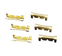 U Shape Copper Wire Crimp Terminal, 453 U-Shaped Terminal Tabs Small Teeth Fascia Cold Insert 0.3-1.5mm2 50/100/200 pcs(200pcs)