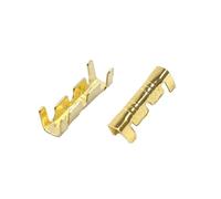 U Shape Copper Wire Crimp Terminal, Copper Cold Terminal 453 U-shaped Small Teeth Fascia 0.5-1.5mm2 50-200 Pcs(200pcs)