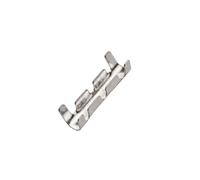 U Shape Copper Wire Crimp Terminal, Double U-Shaped Terminal Tab, Brass, Multicolor, 0.5-1.5 mm2, 100 Pcs(Silver)