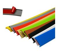 U-Shape Edge Banding, TPE Self Adhesive Veneer Edging Trim, Soft Edge Protector, Furniture Edge Strip for Countertop Table Cabinets Restoration (18mm*2m,Beige)