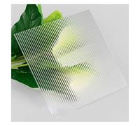 U-Shape Flexible Furniture Edge Banding, Acrylic Clear Stripe Sheet 4mm Spacing Square Sizes 100-500mm Thickness 3-10mm(400x400mm,10mm)