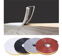 U-Shape Flexible Furniture Edge Banding, Kitchen Worktop Edging Strip, Anti Collision for DIY Cabinet Wardrobe Table(Black,15mm*5m)