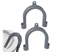 U Shape Hook - ABS, 15x12x2.6cm Hose Hook Effort-Saving Support | Anti-Slip Stable Drain Hose Holder, Washer Hoses Organizer for Laundry Rooms, Wash Basins, Utility Sinks, Home Cleaning Setups