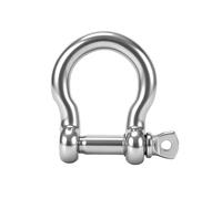 U Shape Marine Shackle Stainless Steel Screw Pin Link Outdoor Hardware for Boat Trailer Rigging & Outdoor Hardware Repair Tasks Rope Fitting Marine Fastener Utility Link Stainless Trailer Gear