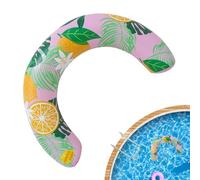U Shape Printed Floats, Pool Floats Adult, Elastic Beach Pool Ring with Authentic Design, Fun Summer Pools Accessory, Men Women Floater for Outdoor, Vacation Party Beach Lake River Travel Play Game