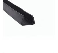 U Shape Rubber U Channel Rubber Edge Trim Flat Bottom 3.28Ft Black Weather Stripping Automotive Rubber Insulation Trim Edge Sealing Strip, Covering Sharp Edges, Width x Height,17mm x 15mm (Size : 20m