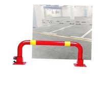 U Shape Security Bollards with Lock, Heavy Duty Parking Car Blocker Isolation Posts for Driveway Garage Warehouse