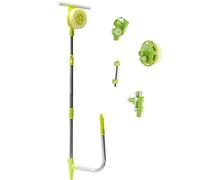 U Shape Telescopic High-rise Window Mirror Cleaning Glass Cleaner Dust Brush, New Window Cleaner Cleaning Brush Multi Glass Cleaner Mirrors Wiper Sponge Mop Clean Windows Dust Brush