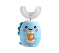 U Shape Toothbrush Cartoon Dinosaur Design Battery Powered