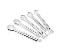 U Shape Type Spring Cotter , Steel U Shape Spring Cotter Pins M1.5-M6 16-60mm Pack Of 10/50 Pcs For Car Tractor(35mm,2mm (50pcs))