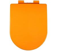 U-Shaped 17.5in x 14.2in,Quiet No-Slam with Slow Close Toilet Lid,Easy to Assembly Clean,Colorful Polypropylene Replacement Loo Seats Fits Most