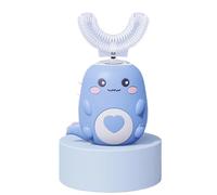 U-Shaped 360º Ultrasonic Toothbrush, Kids Electric Toothbrush, Automatic Toothbrush & Cleaning,U Shaped Toothbrush Kids 2-6 (Blue)