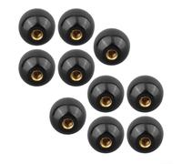 U-Shaped Ball Nut for Machine Tools, 10 pcs M4-16 Thread, Bakelite Shell Brass Core, Smooth Adjustment, Industrial Equipment Handle Control