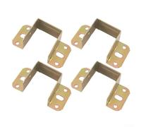 U-shaped Bed Support Hardware 4PCS for Connecting Bed Rails to Center Support Beams in Wooden or Metal Frames (32MM)