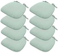 U-Shaped Chair Pads 1/2/4/6/8 Packs - Non-Slip Dining Chair Cushions, Machine Washable Seat Covers for Kitchen & Dining Room Comfort