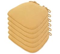 U-Shaped Chair Pads - Non-Slip Dining Seat Cushions, Machine Washable, 1/2/4/6/8 Packs, Perfect for Kitchen & Dining Room Comfort