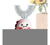 U Shaped Children's Toothbrush, 3 Modes Electric U Toothbrush with Timer - Practical Teeth Cleaning Tool | For Commuters, Student Dorm, Hotel, School, Girls