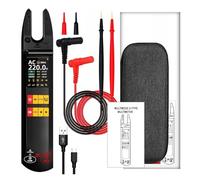 U-Shaped Clamp Meter 600A DC AC Current Tester True Auto-Ranging TFT Screen USB Rechargeable 1200mAh NCV Multimeter High Sensitivity