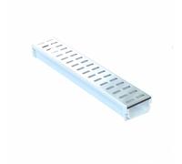 U-shaped Composite Resin Kitchen Linear Drain - Stainless Steel Under Ground Drainage System for Driveways, Patios & Pool Decks