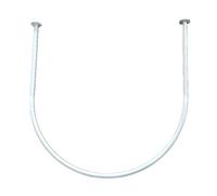 U-Shaped Curtain Rod Wall-Mounted Semi-Circular Design for Clothing Stores & Bathrooms Durable & Stylish Perfect for Modern Décor and Space-Saving Solutions.