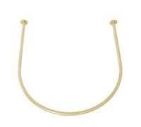 U-Shaped Curtain Rod Wall-Mounted Semi-Circular Design for Clothing Stores & Bathrooms - Stylish Durable Easy Installation Ideal for Home Decor