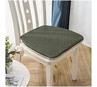 U-Shaped Dining Chair Cushions with Hidden Zipper Set of 2 41x45 cm Green Comfortable Seat Pads for Stylish Home Decor Perfect for Dining Room and Kitchen