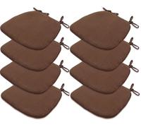 U-Shaped Dining Chair Pads - Non-Slip Cushions for Kitchen & Dining Room, Machine Washable Seat Cushions, Available in 1/2/4/6/8 Packs for Ultimate Comfort