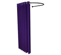 U-Shaped Dressing Room Divider, Privacy Fitting for Clothing Stores, Boutiques, Malls & Office Use(Lila,95x100CM)