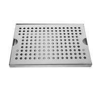 U Shaped Drip Tray for Beverage Dispensers Stainless Steel | Removable Spill Catcher, Universal Fit for Beer Taps, Home Bars, Kegerators, Silver Finish