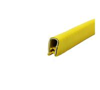 U-Shaped Edge Trim, Strip 3.28FT,Flexible U Shape Seal Sharp/Rough Surfaces Cars(Yellow)