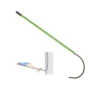 U-shaped Electrical Rescue Hook,High Voltage Insulated Security,10-220 Kv Electrician Tools Firefighting Insulated,18 Inch Openings(Green,300cm)
