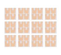 U Shaped Felt Callus Pads Soft Cushioning Self Adhesive Foot Support Relieve Pressure Prevent Rubbing for High Heels and Flat Feet 48pcs Nonwoven