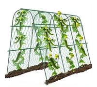 U-Shaped Garden Cucumber Trellis, Cucumber Support Trellis, 160 x 120 cm | Climbing Plants,Heavy Duty Garden Arch Trellises Support,Detachable Cucumber Trellis Support,for Climbing Plants Vegetables
