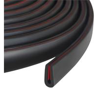 U-Shaped Glass Edge Banding 1PC 1m/3.0m/5m Self Adhesive Flexible U Channel Edge Protecter For Sheet Metal, Car Doors, Shaped Sharp Guards(1M_1.6MM)