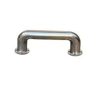 U-shaped Guardrail Anti-collision Bar,304 Stainless Steel Parking Block,with Integrated Stable Base Parking Isolation Fence,Suitable for Shopping Malls and Hospitals(500x300x63mm)