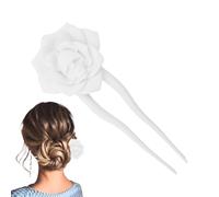 U Shaped Hair Pins | Halloween Skeleton Rose U Shaped Hairpins - Decorative Gothic Women Hairpin Flower Sticks Hairstyle Accessories for Long Braids Updo