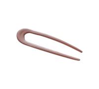 U-shaped Hair Sticks Simplicity Elegant Clip Handmade Solid Women Hairpin Light-weight Daily Headwear Accessories Pink