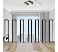 U-Shaped Handrail for Stairs, Safe Grab Bar for Indoor and Outdoor Steps, Transitional Support Railing