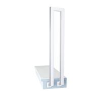 U-Shaped il for Outdoor Steps, Durable Wrought Iron Railing for Porch & Garden, Sturdy Side Railing for Safety & Support