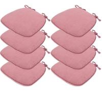 U-Shaped Kitchen Chair Pads, Non-Slip Cushions for Dining Room, 1/2/4/6/8 Packs, Machine Washable Seat Cushions for Comfort and Style