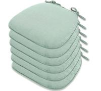 U-Shaped Kitchen Chair Pads - Non-Slip Dining Room Cushions, 1/2/4/6/8 Packs, Comfortable Seat Cushions with Machine Washable Covers for Home Dining Decor