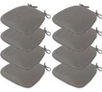 U-Shaped Kitchen Chair Pads - Non-Slip Seat Cushions for Dining Room, 1/2/4/6/8 Packs, Machine Washable Covers, Comfortable Dining Chair Cushions