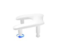 U-shaped Liftable Adjustable Nail Art Hand Pillow, PU Leather Detachable Stand, Tilt Design Pad For Nail Tech